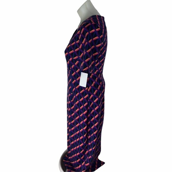 TRINA TURK Museo Short Sleeve Sheath Dress Multicolor Size 4 NWT$148 TT18R503 - Picture 3 of 9